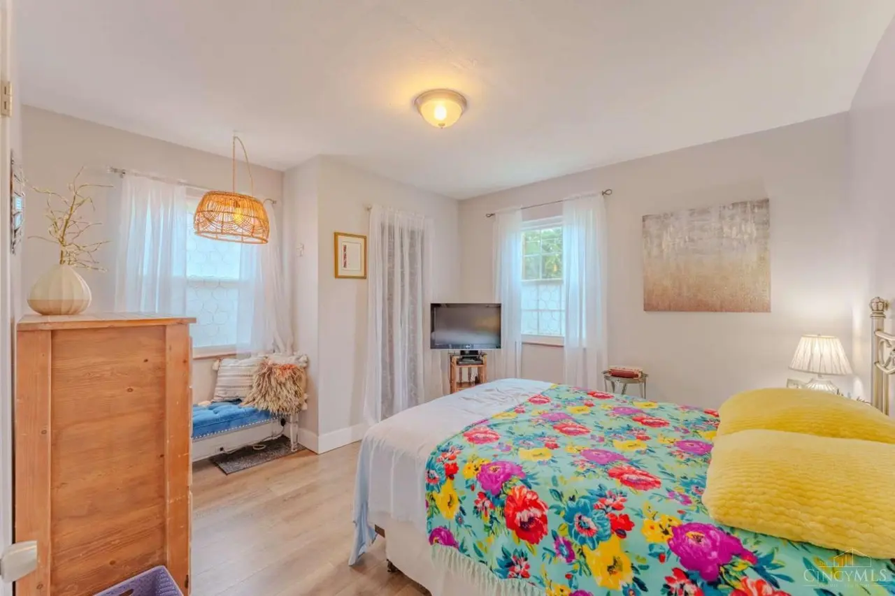 Bedroom in the occupied unit